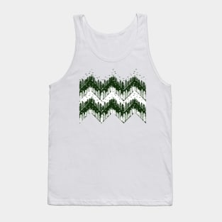 forest chevron Tank Top